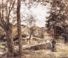 Le Lavoir prés de la Ferme d''Erlan (1913) 